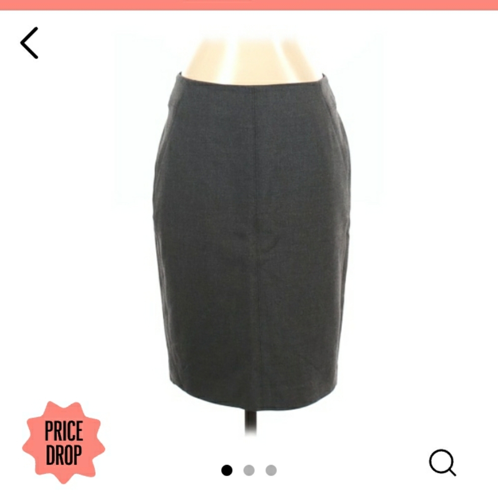 Anne Taylor Loft Grey Skirt